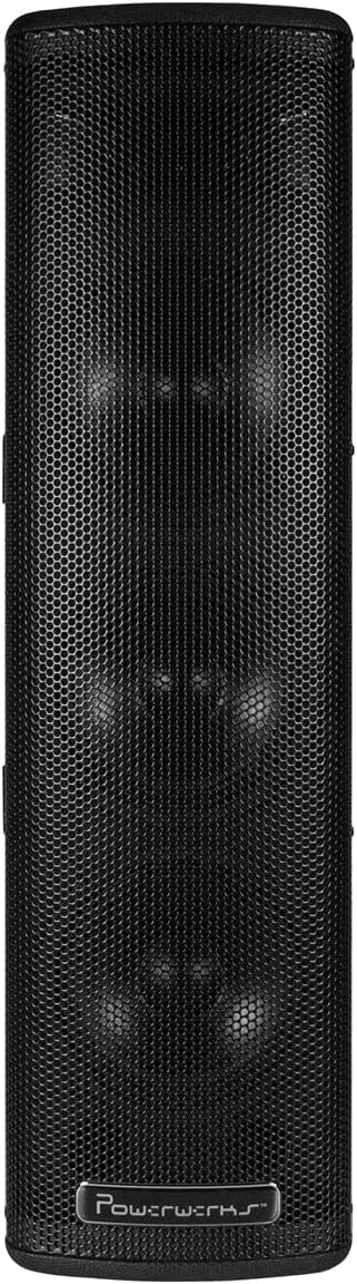 PW3X6BT 300 Watt Powered PA Tower with 3 Channel Mixer, On-board EQ, Bluetooth Enabled