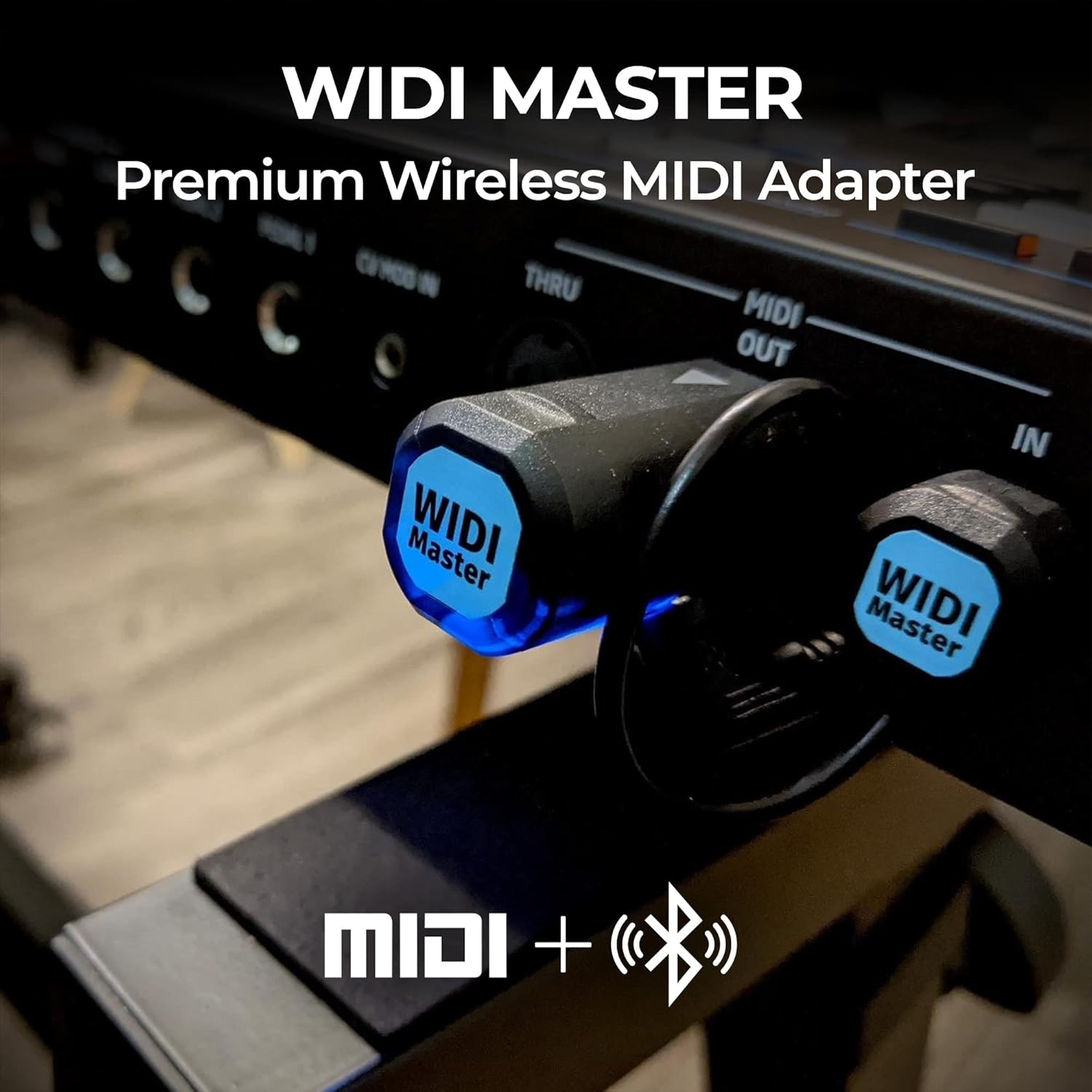 CME WIDI Thru6 BT + WIDI Master - Advanced Bluetooth MIDI + Hybrid MIDI Thru Set for standard 5-pin DIN MIDI