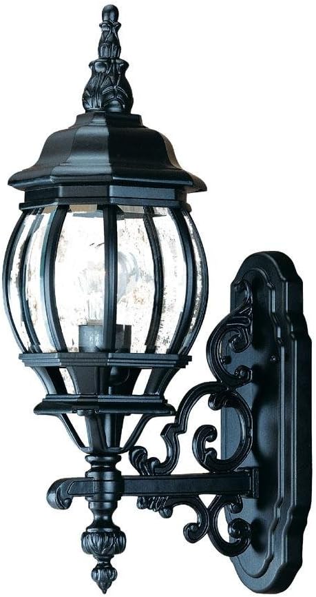 Acclaim 5150BK Chateau Collection 1-Light Wall Mount Outdoor Light Fixture, Matte Black