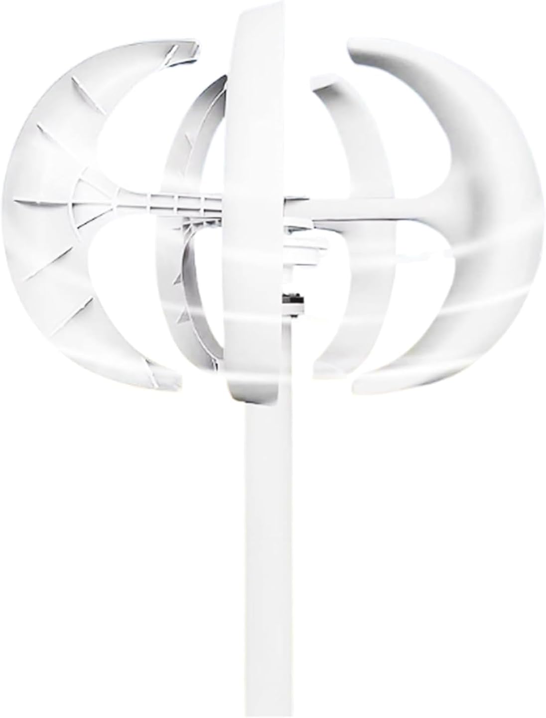 CAJUCA 3000W Wind Generators,12V 24V 48V Ac Output Wind Turbines Generator White Lantern 5 Blades with Controller Wind Turbine