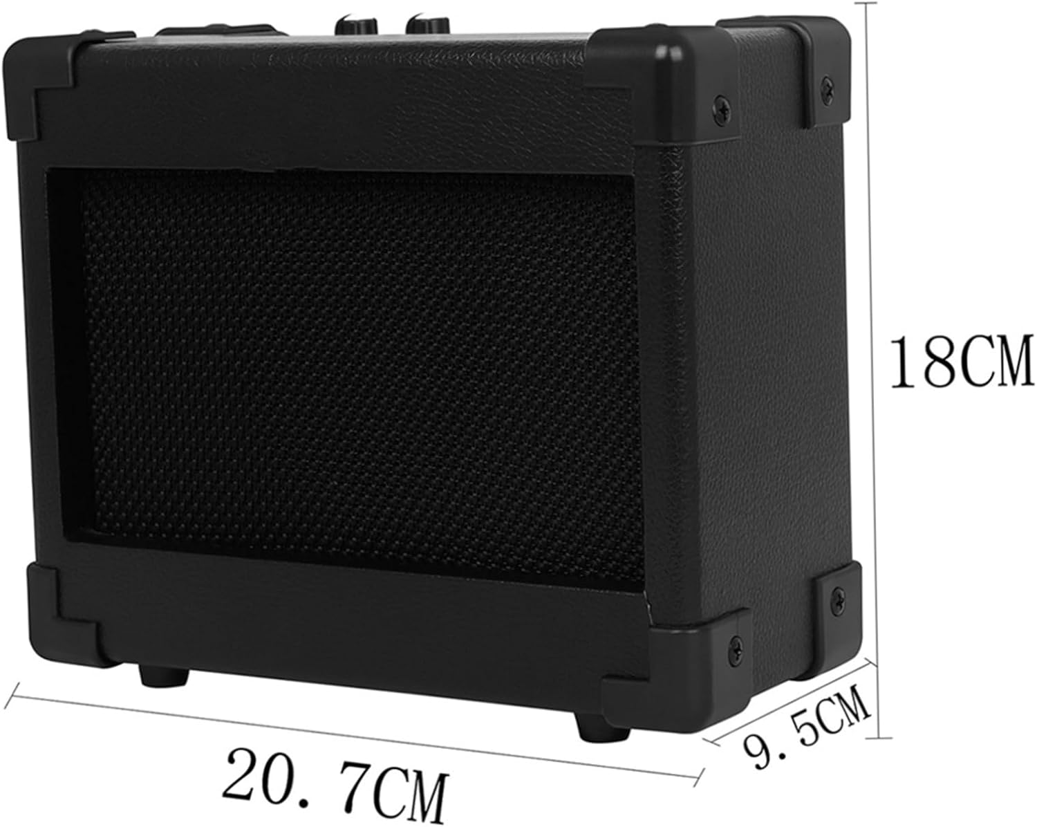 Electric Guitar Amplifier Portable Mini Amp for Electric and Bass Guitar Performance Volume Treble and Bass Controls