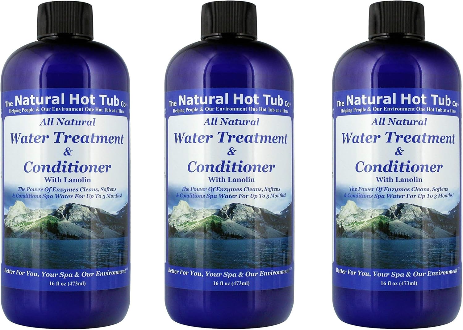 The Natural Hot Tub Company Water Treatment and Conditioner (3-Pack)