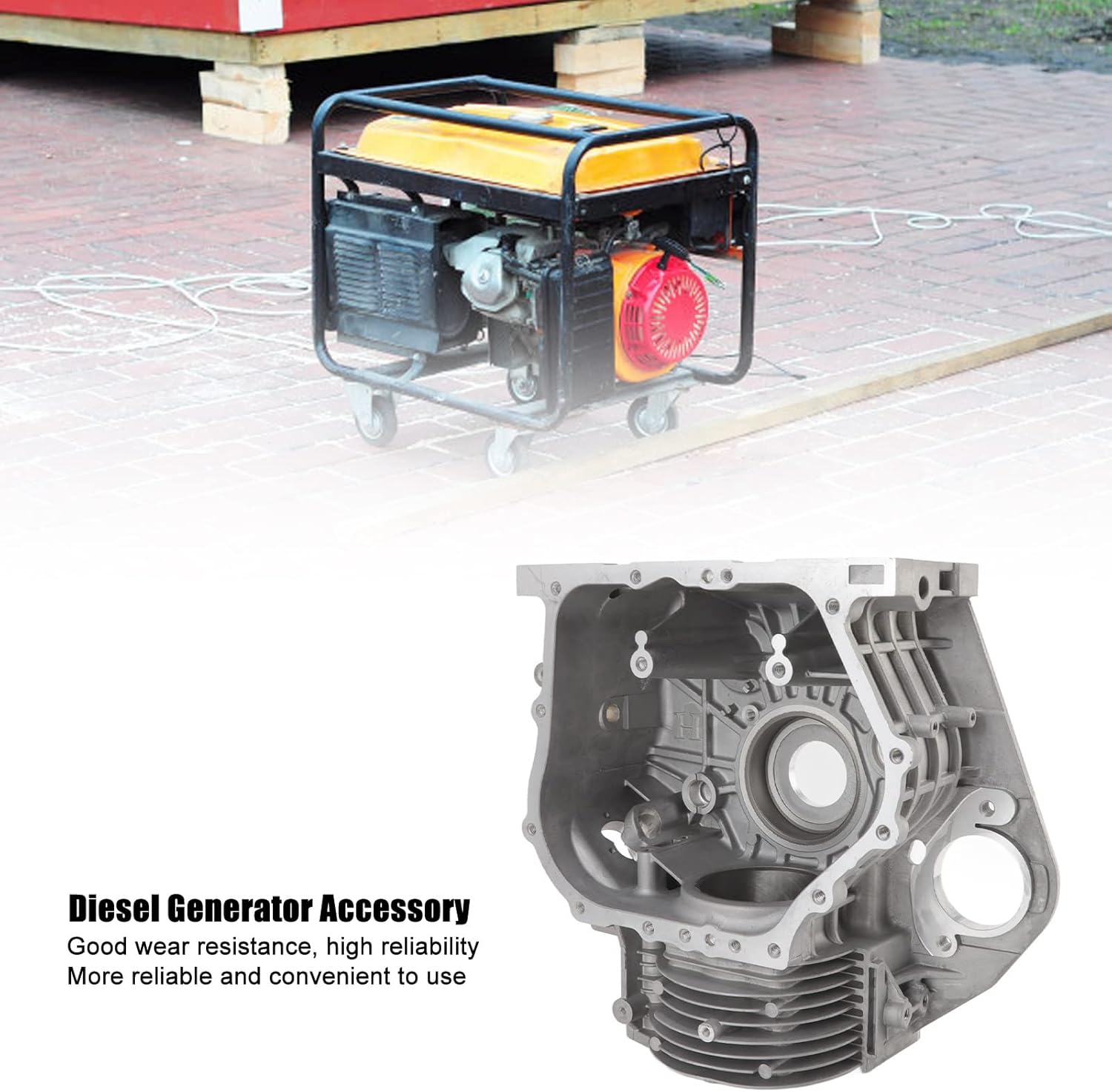 ZJchao 186F Generator Body Box Premium Aluminium Alloy Stable Performance Practical Farm Machinery Accessory