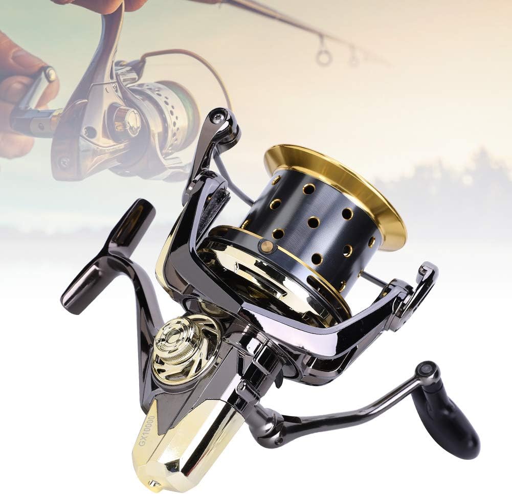 OUKENS Other Fishing Tools and Accessories Fishing Reel, All Metal High Strength Guide Rod Structure Anti-Seawater Spinning Fishing Reel for Long