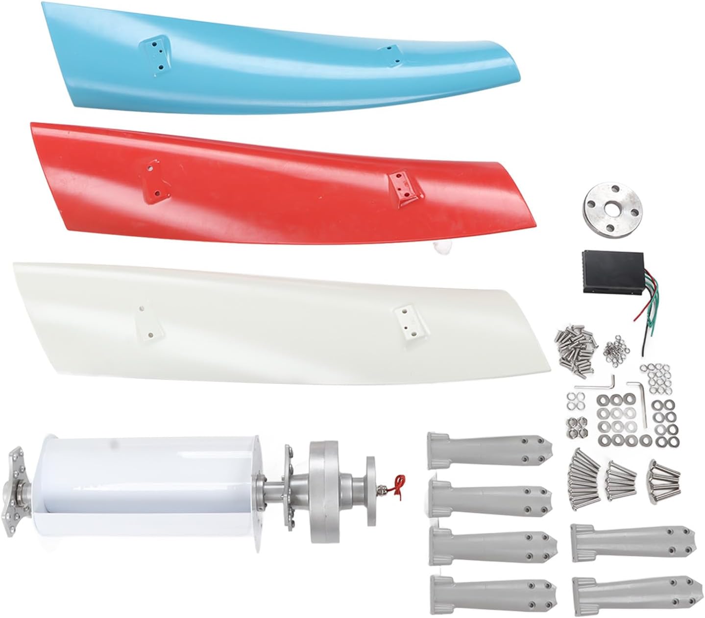 220V Vertical Wind Turbine Generator 8000W 12V 24V 48V 3 Phase with 3 Blades No Noise Portable Wind Turbine for Home Or Streetlight Projects