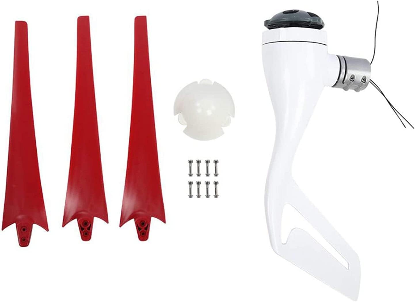 LiuSj JUnSt 8000W Wind Turbines Generator Kit, Wind Generator Power Windmill Nylon Fiber Blade Windmill Generator Kit Household,12v