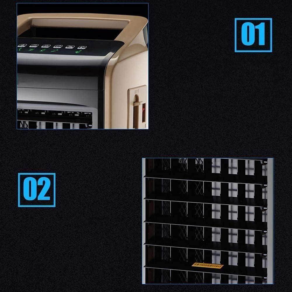 Portable Air Conditioner Cooler Air Conditioner Mobile Without Hose Household Small Water-Cooled Air Conditioning Cooling And Cooling Dual-Use Silent Refrigerator -80W