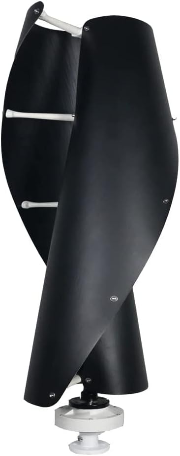 Vertical Wind Turbine Generator 9000W 3 Phase Generator with Controller Spiral Wind Turbine Low Noise for Garden Home