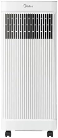 Midea 6,000 BTU DOE Smart Portable Air Conditioner, for spaces up to 250 sq. ft., 870 watts, 3-in-1 comfort: Air Conditioning, Fan, and Dehumidifier, Built-in Wheels - MAP06S1JWT-B
