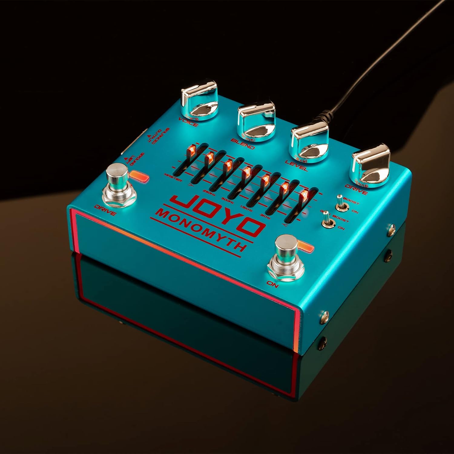 JOYO R-26 Bass Overdrive Amp Simulator Pedal, R-27 Bass Compressor Effect Pedal and R-28 Bass High Gain Overdrive Pedal