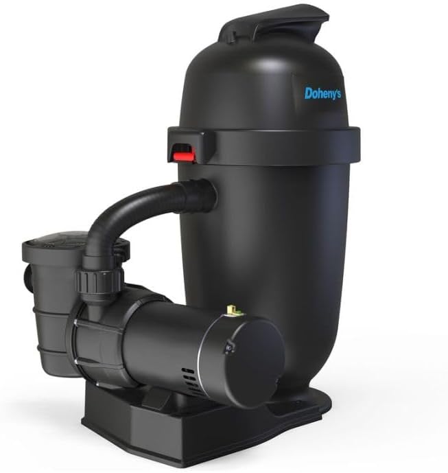 Doheny's Pool Pro Above Ground Swimming Pool 2-Speed Cartridge Filter System | 120 Sq. Ft. Filter with 1 HP 2-Speed Motor or 180 Sq. Ft. Filter with 1.5 HP 2-Speed Motor (180 Sq. Ft. 1.5 HP 2-Speed)