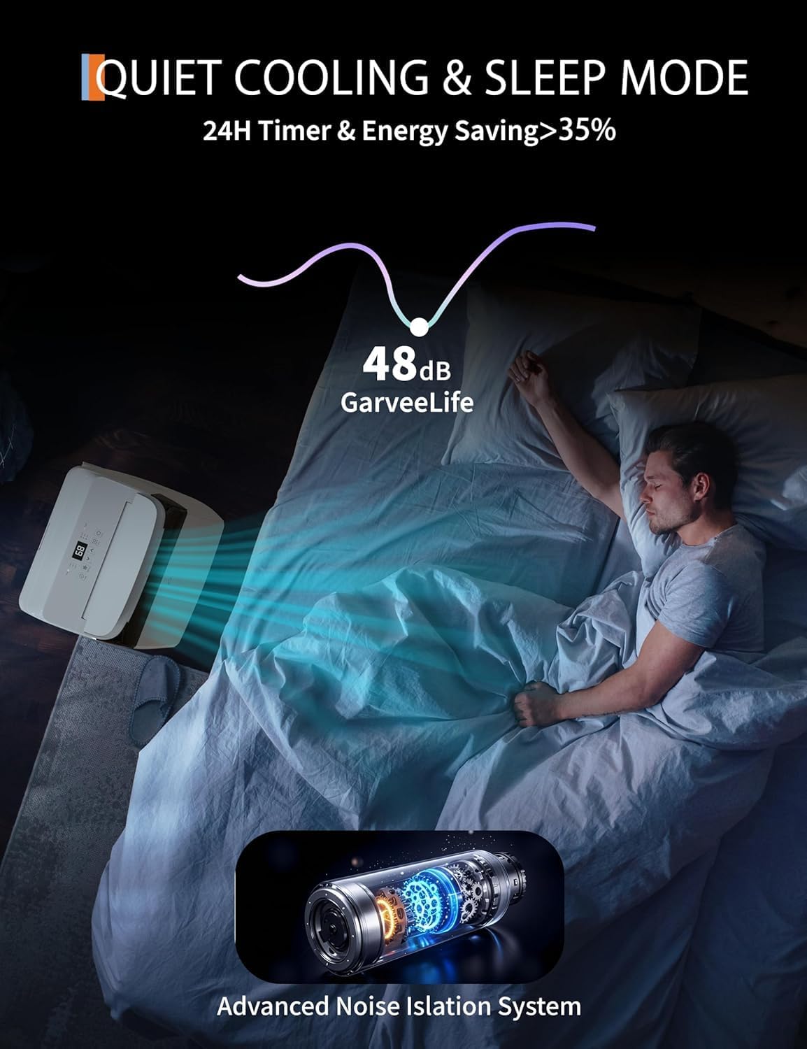 Portable Room Air Conditioner 12,000 BTU - Standing AC Unit with Fan/Dehumidifier/Sleep Mode/Remote Control/24H Timer/Installation Kit Cooling Up to 550sq.ft Rooms