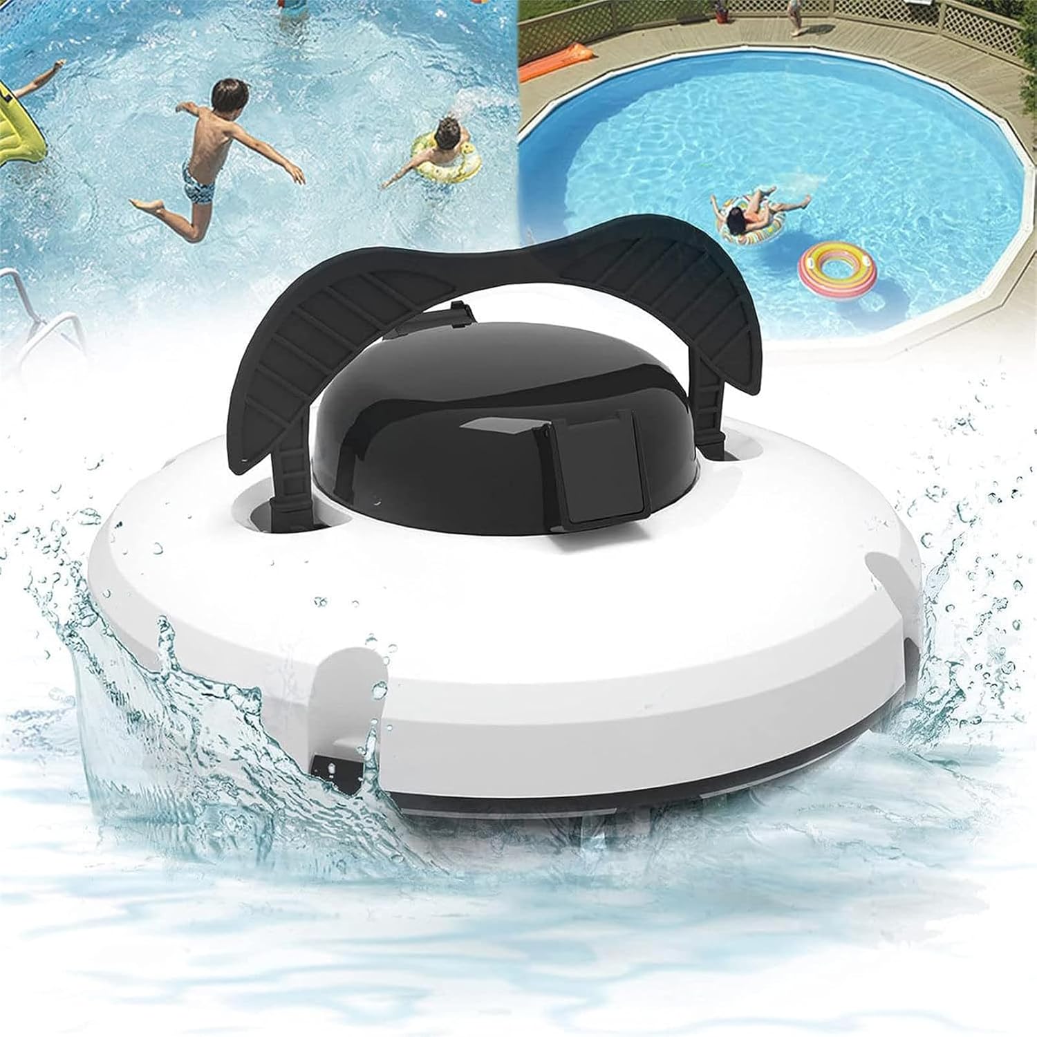 Automatic Wall Climbing Pool Cleaning Robot with Ultra Fine Filter - Suitable for Pools Up to 860 Sq Ft - Smart Pool Cleaner
