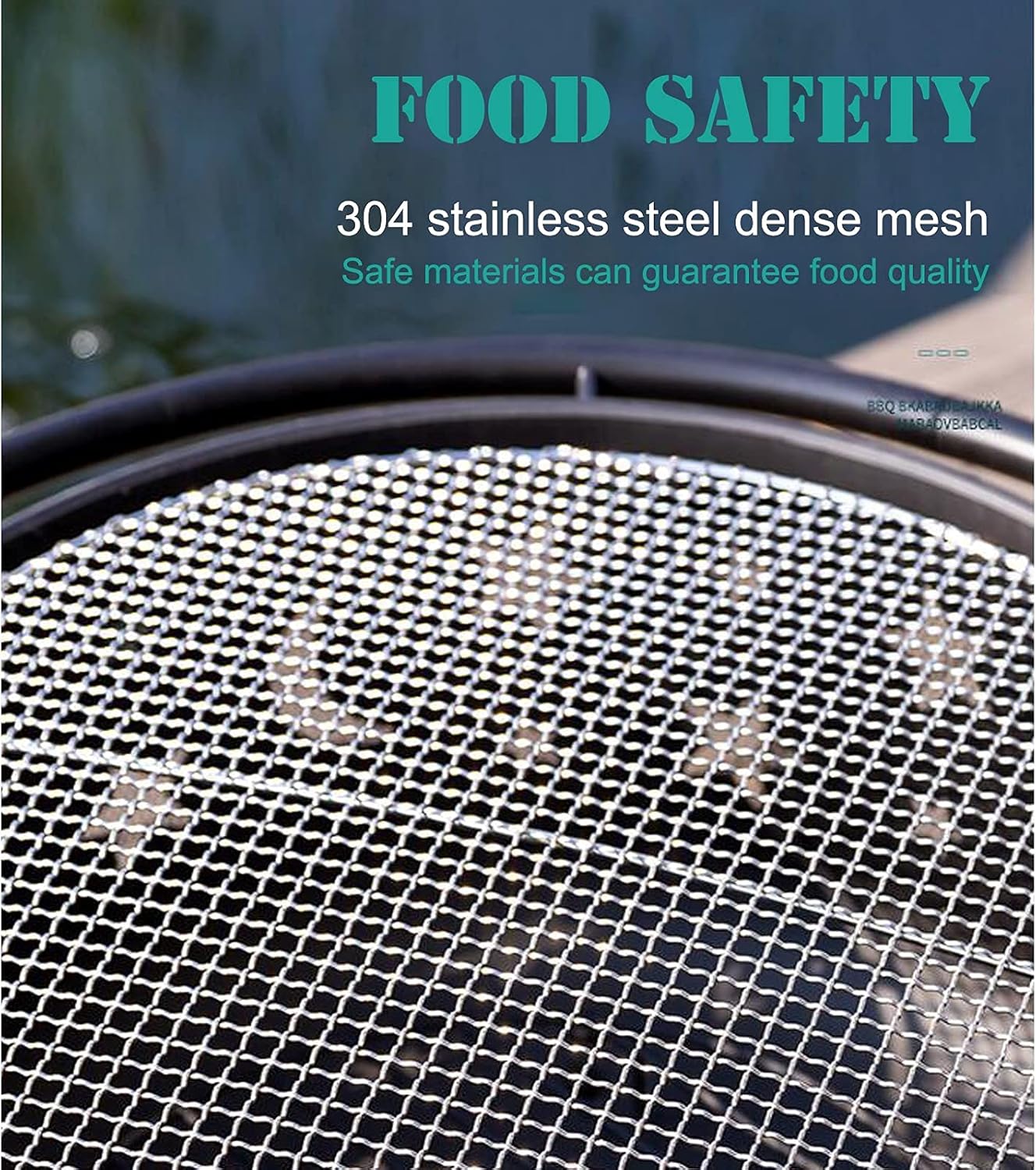 Backyard Patio Garden Fireplace for Campfire Bonfire with Spark Screen Cover,Poker,Fire Pit Cover,Grill Great for Outdoor and Patio,Moon Star