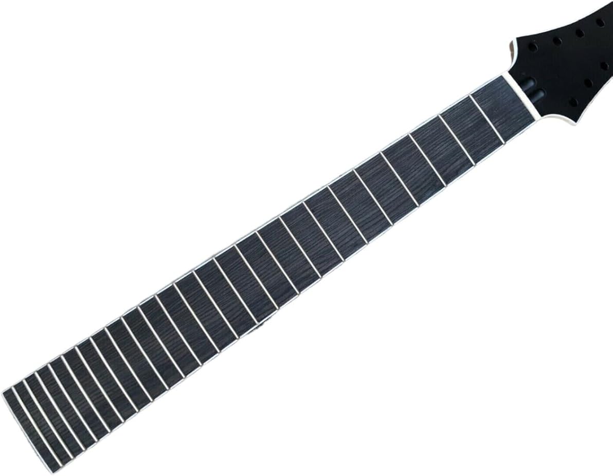 8 String 24frets Guitar Neck Mahogany Tech Wood Fingerboard 25.5 Inch DIY
