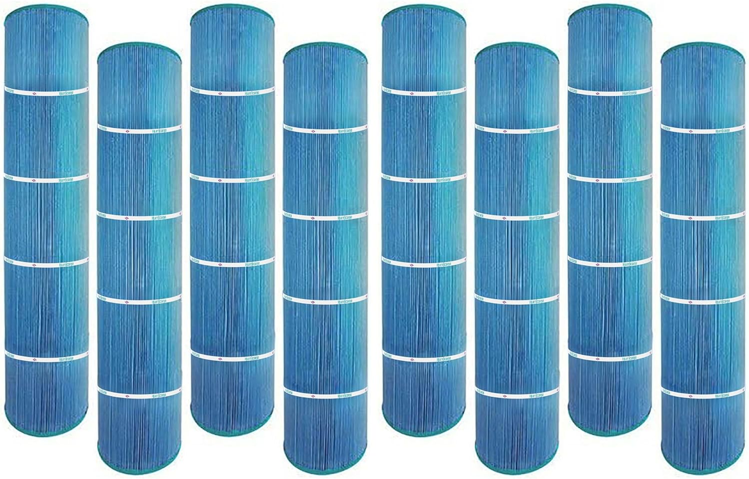 Hurricane 8 Pack HF7494-04M Elite Aseptic Pool Filter Cartridge - Replacement for PA131, Unicel C-7494, Filbur FC-1227, Hayward SwimClear C5030, C5025, C5020