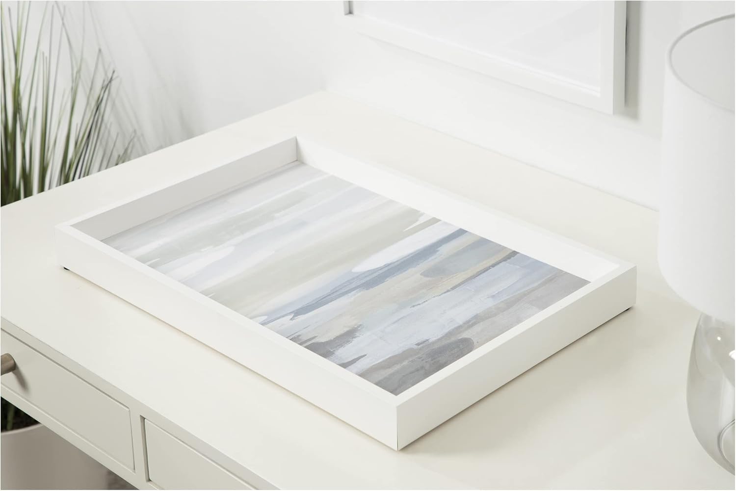 Amanti Art 13x19 Inch Decorative Tray or Ottoman Tray with anti-slip surface for use on coffee tables, bathroom or bedroom for organizing jewelry, remotes, accessories or other small home decor accent