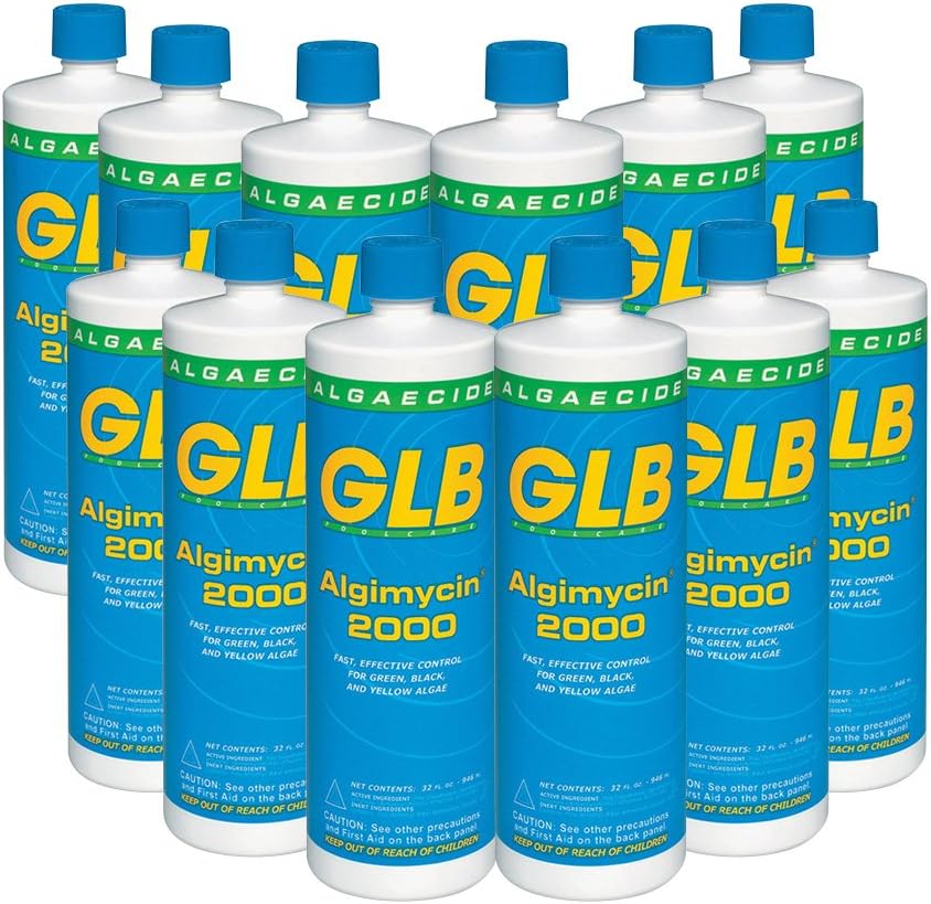 GLB 71104A-12 Algimycin 2000 Swimming Pool Algaecide, 12-Pack