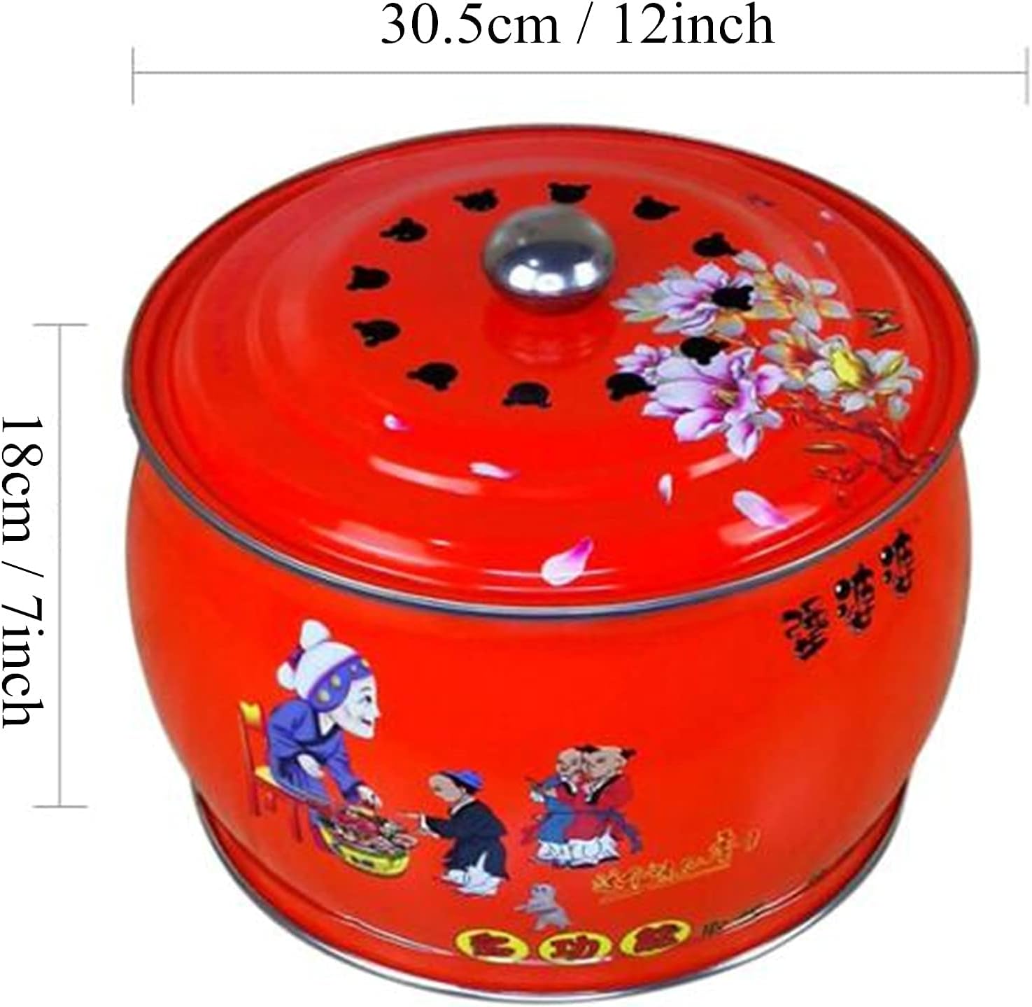 Portable Fire Pits & Bowls, Outdoor Wood Burning BBQ Grill Firepit Bowl, Patio Bonfire Fire Pits Fireplaces w/Ventilation Lid, Fire Poker, Grate