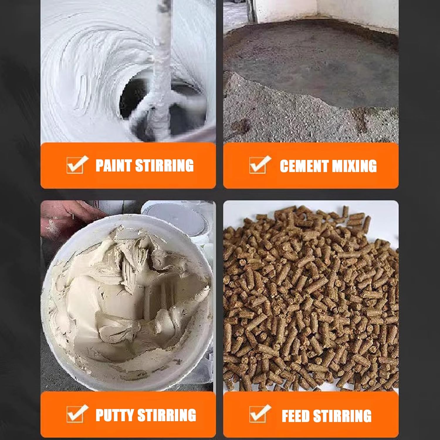 Pneumatic Paint Mixer Automatic Paint Mixer Machine, 2800W Electric Tank Mixer Machine, Power Air Agitator, for Ink Dissolver Agitator