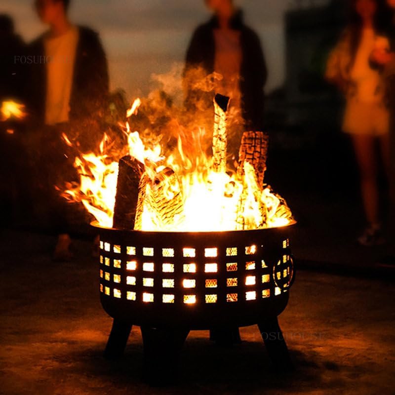 Outdoor Fireplaces Fire Pit Furniture Outdoor Brazier Household Smokeless Bonfire Garden Courtyard Barbecue Grill Fire Pits