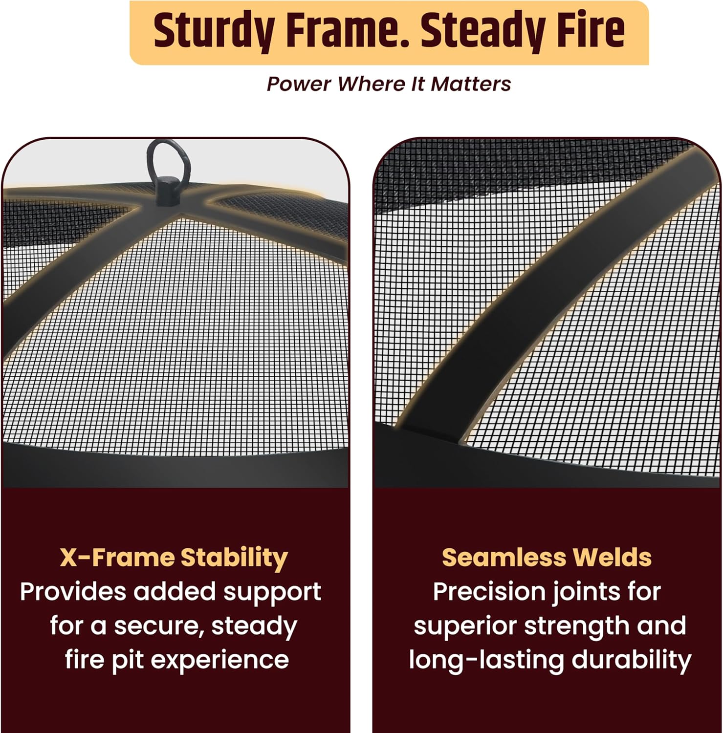 FEBTECH - 2 in 1 Smokeless Firepit Accessory Combo - 18