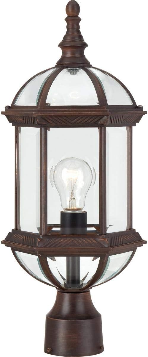 Nuvo 60/4975 Boxwood One Light Outdoor Light Fixture, 19-Inches, Rustic Bronze