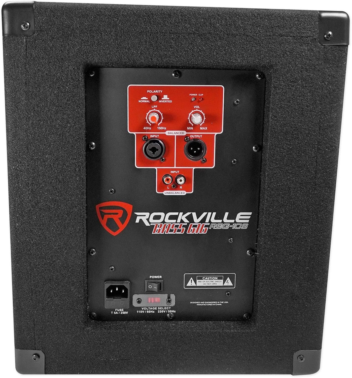 Rockville RBG10S Powered PA Subwoofer, Compact, 10