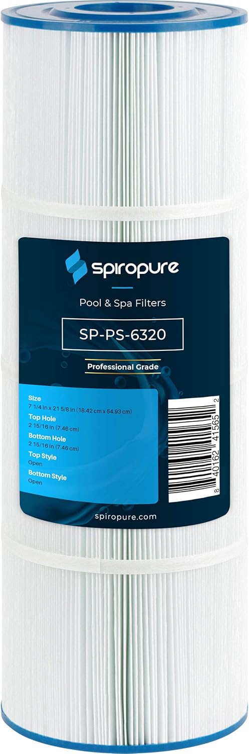 SpiroPure Replacement for Filbur FC-6320 Unicel C-7302 Pleatco POX100 Advantage Electric ELE-100 Hot Tub Spa Pool Filter Replacement Cartridge