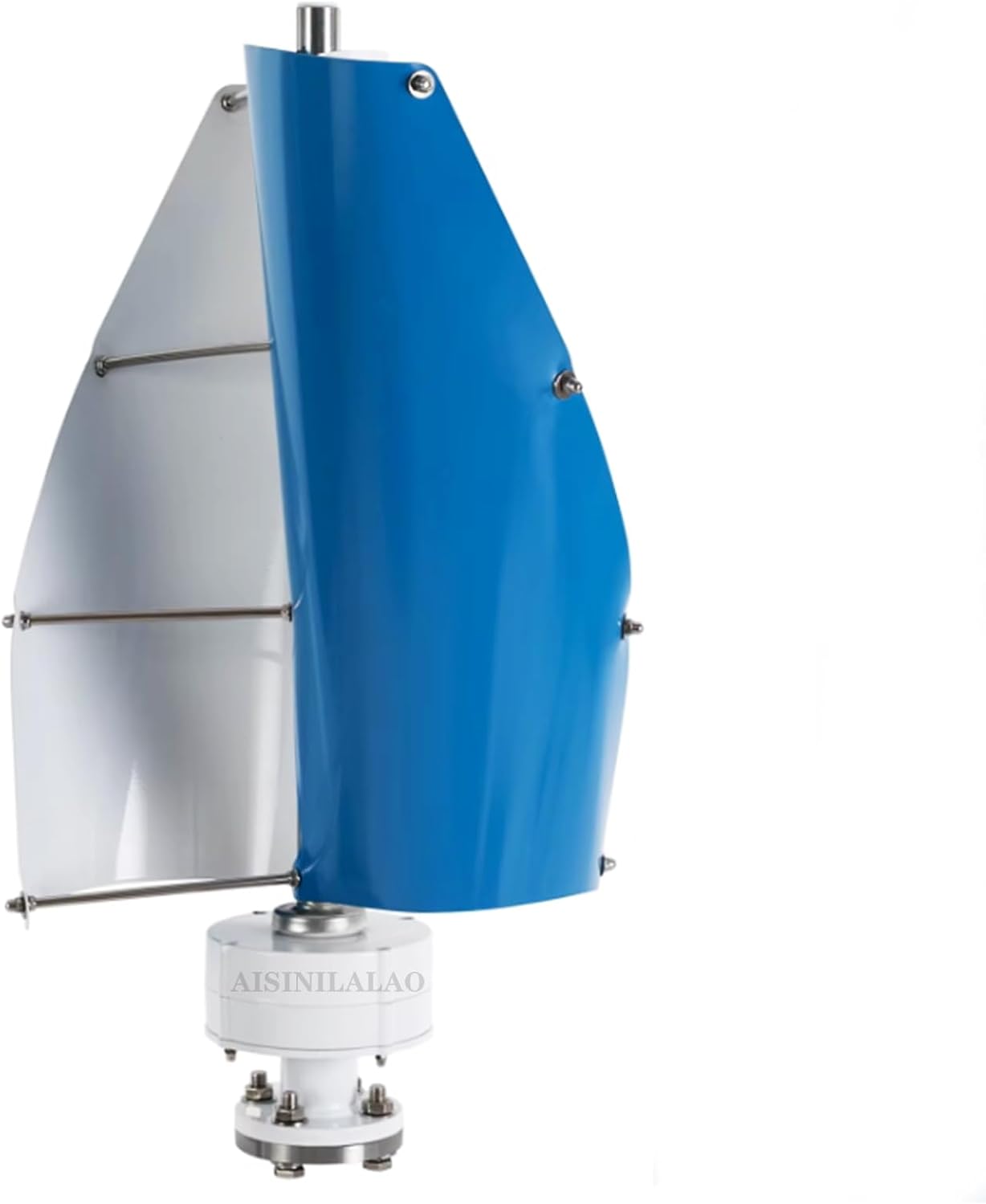 400W Wind Turbine Generator with 2 Blades,Spiral Vertical Turbine Generator W/Controller,12V 24V 48V Generators Suitable for Household Emergency Power Supply