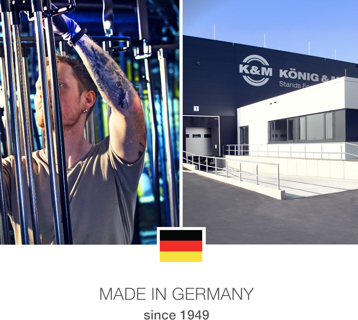 K&M Konig & Meyer 18822.019.55 Keyboard Stacker 3rd Tier | Compatible w/Omega Stand | Add Keyboard, Laptop, Midi Controller, Mixer | Height/Tilt/Width Adjustment | Steel | German Made Black