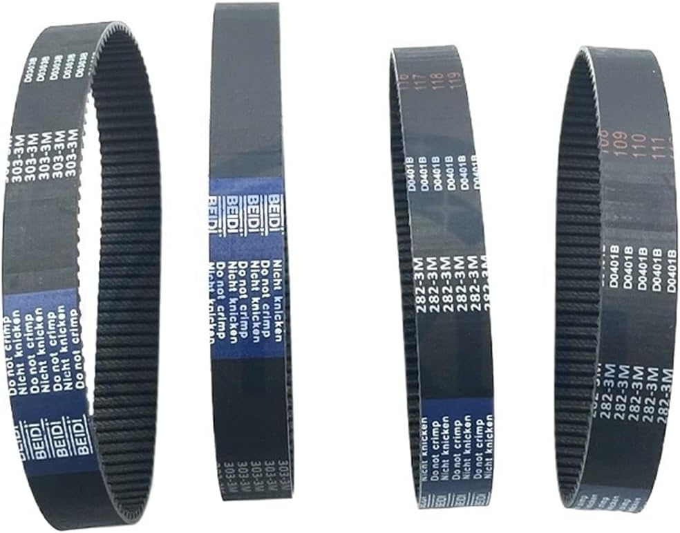 3M Timing Belt Length 195 198 201 204 207 210 213 216 219 222 225 228mm Width 6/9/10/15/20mm Sweeper Washing Machine Belt(228mm-3M-(76 Teeth),1pcs,20mm)