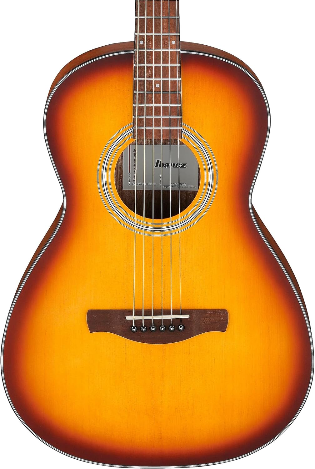 Ibanez PN50 Acoustic Guitar - Open-pore Brown Sunburst