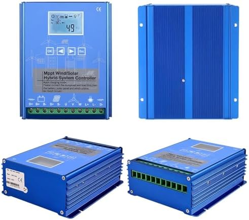 12000W MPPT Charge Controller for Wind Turbine & Solar Hybrid System, 48V Auto Regulator with Dump Load, Ideal for Solar Panel & Wind Generator Integration
