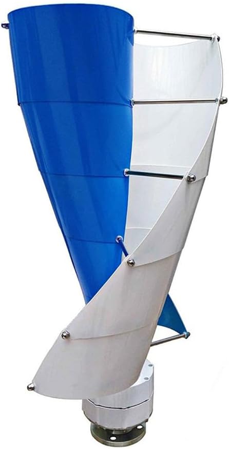 12V-220V Vertical Axis Wind Turbine Generator,10000W Home Wind Turbine System with Controller & 2 Blades Wind Power Equipment