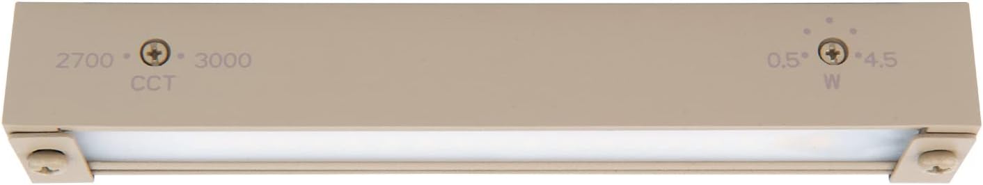 WAC Landscape Lighting, Hardscape 6in LED 12V Strip Light with Quick Release and 2-CCT 2700K-3000K in Sand