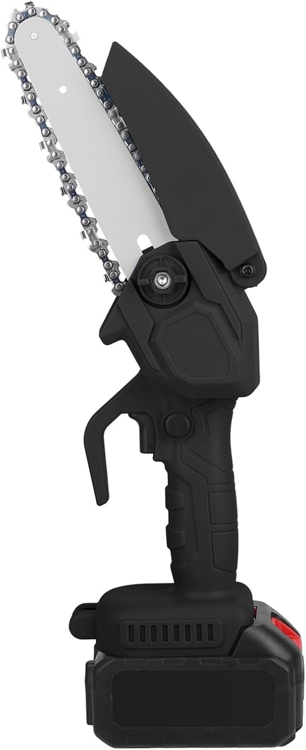 Mini 4-inch and 6-inch chainsaws are mini super handheld rechargeable tools, making them excellent tools for cutting wood/trees with small battery power