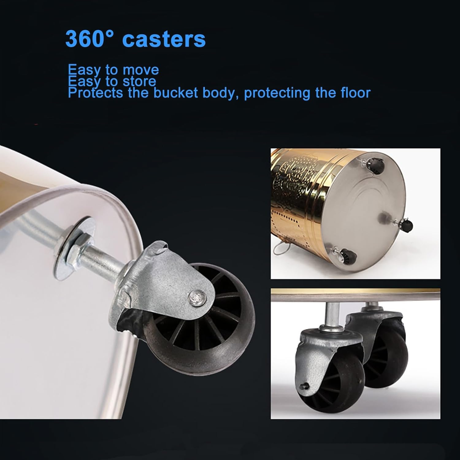 Incinerator, Burn Barrel, Outdoor Fire Pit, Burn Cage, Including Tripod, Inner Liner, for Wood, Garden, Backyard, Farm,Bonfire(Silver,48cm/19in)