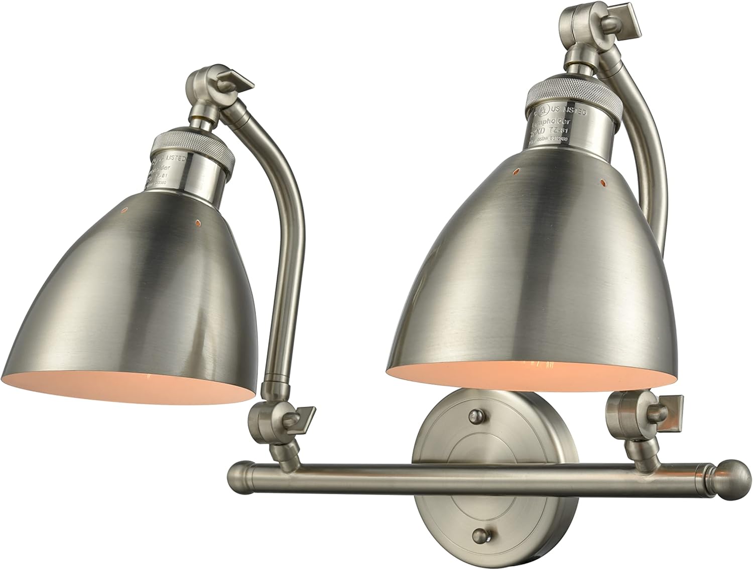 Innovations Lighting 515-2W-SN-M12 Bare Bulb 1 Light Cord Set, Brushed Satin Nickel