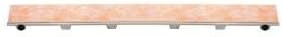 All-in-one Waterproof Linear Shower Drain Kit with 32 Inch Off-set Outlet Channel Body (KL1VO60E80) and Drain Grate Assembly (Cover) in Tileable Design(KL1DROE80)