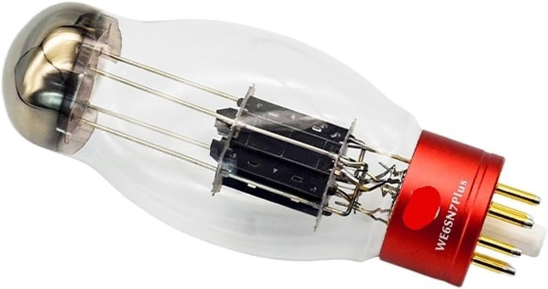 2023 WE6SN7 Plus 6SN7 Vacuum Tube Precision Matching Tube Replaces CV181 6H8C 6N8P 6SN7 Amplifier Tube(4 PCS Matched)