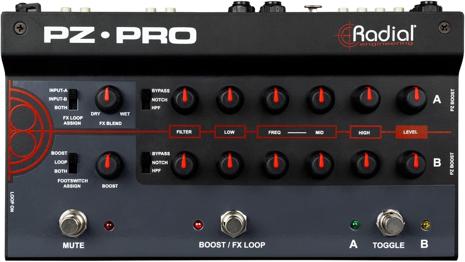 Radial PZ-Pro 2-Channel Acoustic Preamp
