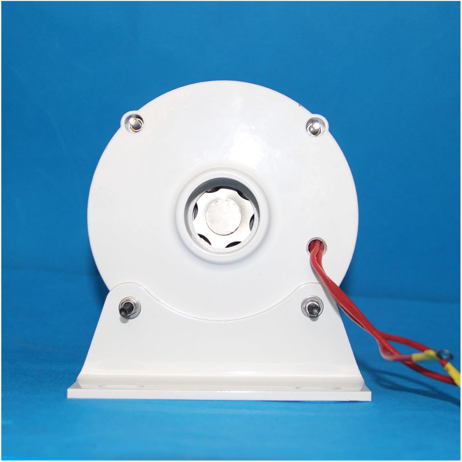 Low Speed 100W 200W 12V 24V Gearless Permanent Magnet Generator for Wind Turbines and Water Turbines Low Starting Speed for Home(Single Shaft,12V_200W)