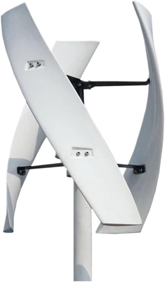 Wind Turbines, 10KW 12V 24V 48V Wind Power Turbine Generator for Home Farm 10000W Vertical Free Energry Electric Windmill Low Wind Speed Starting Wind Turbines(Red,48V_10KW)