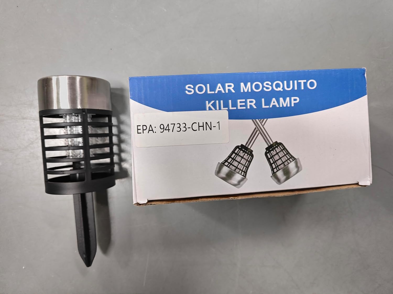 Solar Mosquito Zapper Outdoor Mosquito Repellent Outdoor,Mosquito Trap Used to Keep Gnat Small Flying Insect Away,Solar Bug Zapper Outside for Yard Garden Farm