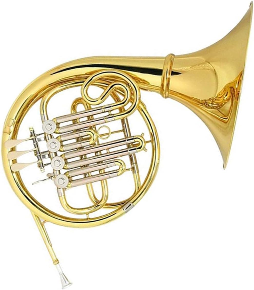 4 Key French Horn French Horn Instrument In B Flat Key Single Or Double Row Of Four Buttons(Single)