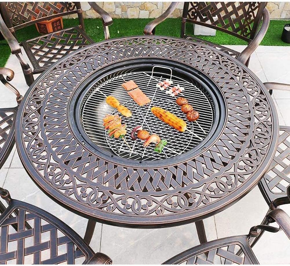 Outdoor Fire Pits, Multi-Functional BBQ Desk - Grilling & BBQ Utensils