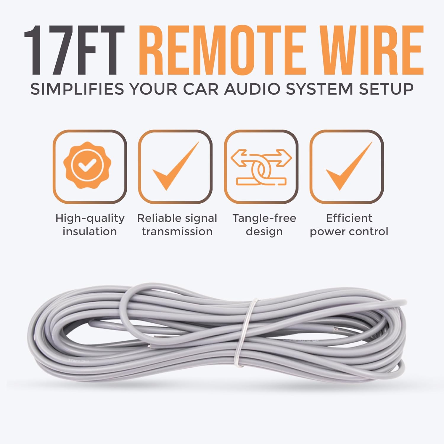 Elite Audio EA-PROK8 Pro Amplifier Wiring Kit - 2500W Max Power, Oxygen Free Copper Cables, Brass ANL Fuse Holder, 8 Gauge