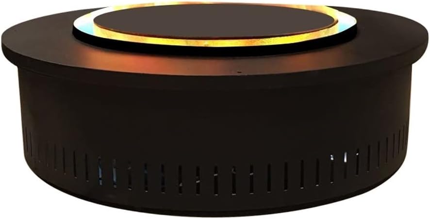 3D Water Vapor Fireplace with Humidifier Flame Embedded 3D Atomization Electric Fireplace Household Circular Electric Fireplaces Simulates 3D Flame, Remote Control