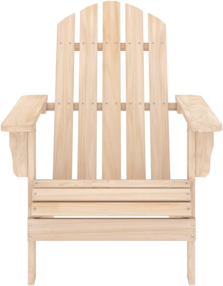Patio Adirondack Chair, Fire Pit Chair, Outdoor Chair, Lawn Chair for Porch, Backyard, Pool, Solid Fir Wood,-458